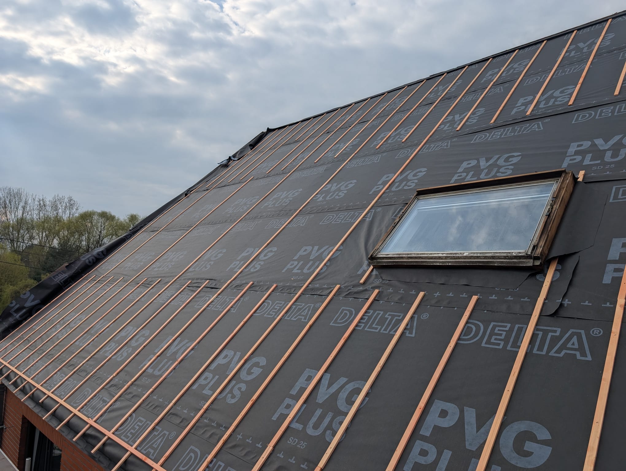 Installation isolant Soprema PVG Plus Beauvechain mai 2025